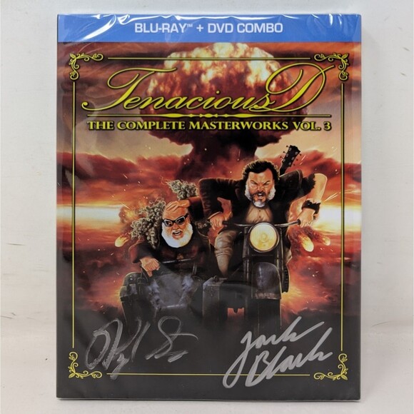 TENACIOUS D (Blu Ray/DVD) SIGNED Jack Black Kyle Gass Complete Masterworks Vol 3